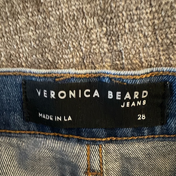 Veronica Beard Blue High Rise Women Jeans - Picture 3 of 6